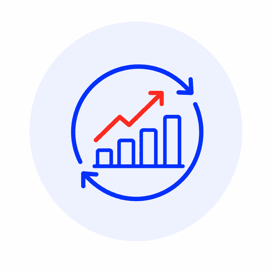 illustration de l’évolution d’un site internet avec ajout de fonctionnalités et amélioration continue selon la croissance de l’entreprise